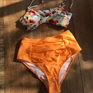CUPSHE high waisted swimsuit
